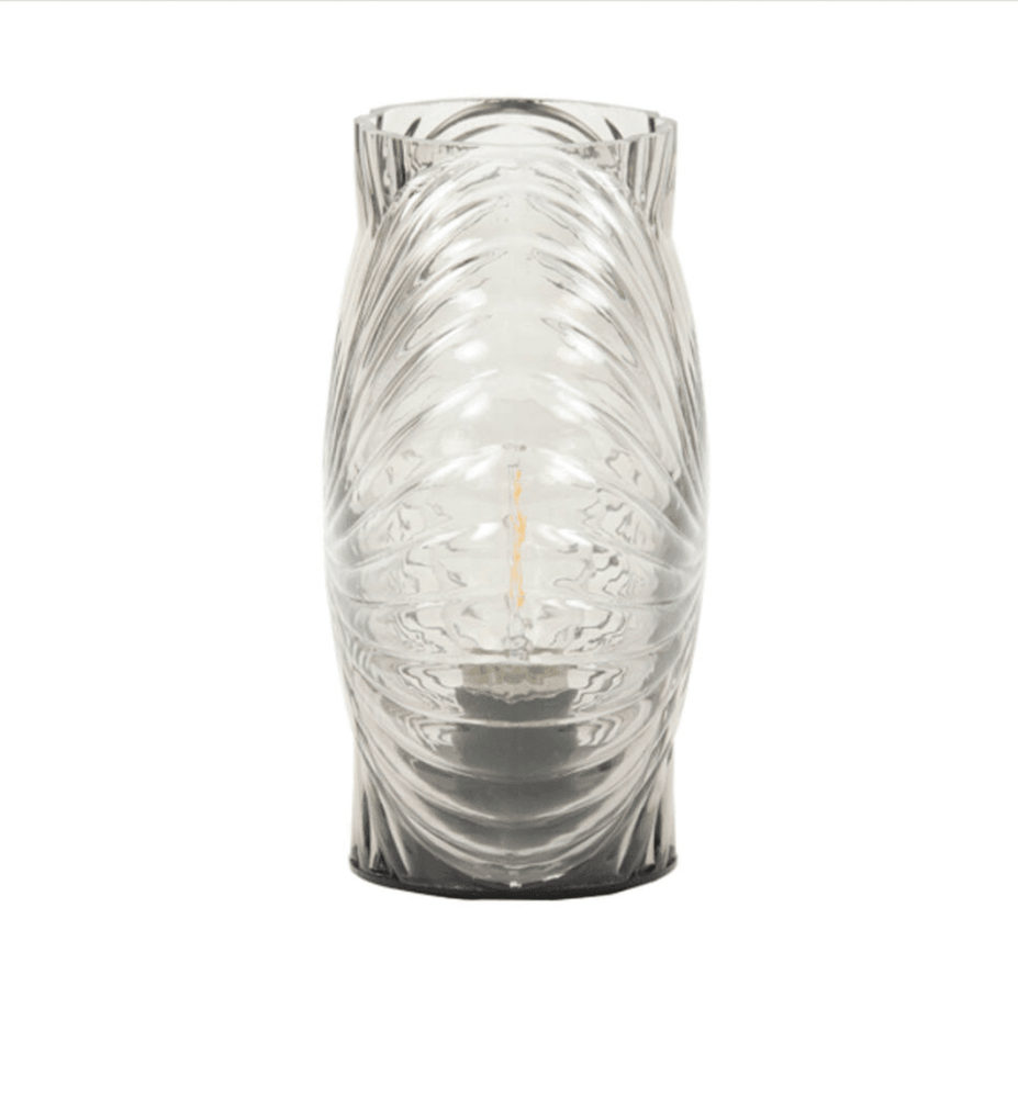 Light & Living Home Milado Table Lamp Clear Glass - SMALL