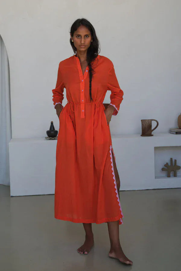 Lilly Pilly Dresses Callie Spritz Cotton Voile Dress
