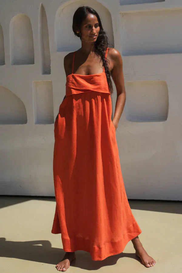 Lilly Pilly Dresses Kiko Spritz Linen Dress