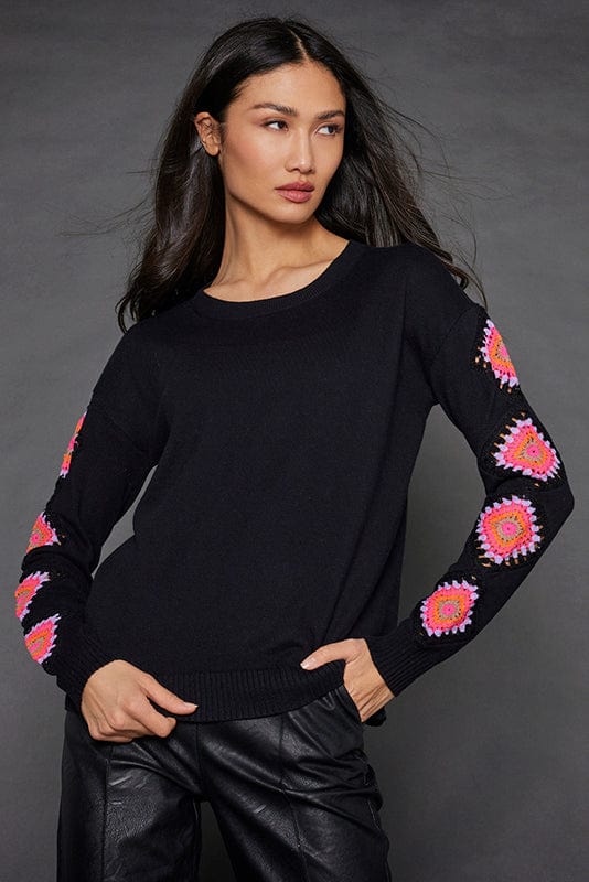 LISA TODD Knitwear The Hook Up Jumper in Black