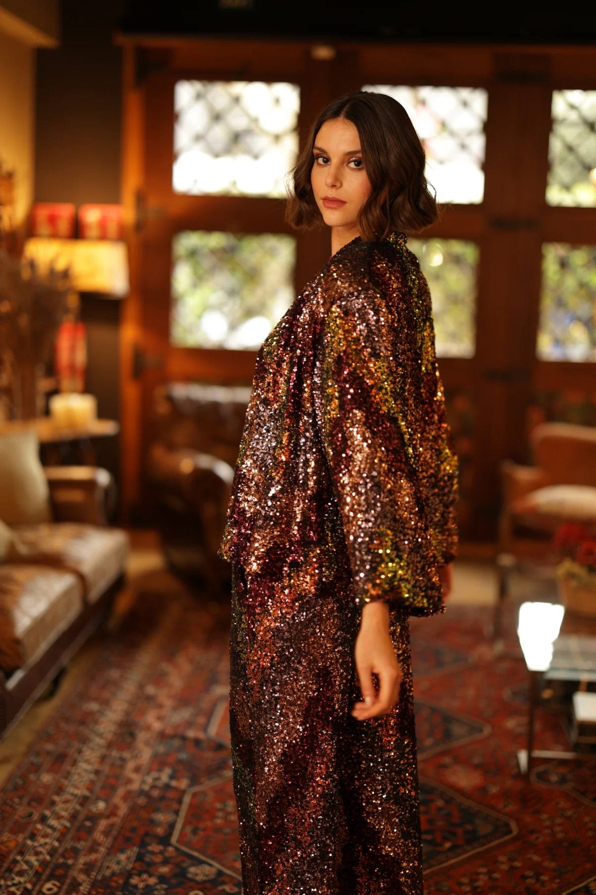 LUNA LLENA Jackets Adriana Kimono in Multi Coloured