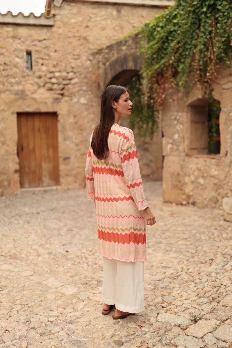 LUNA LLENA Jackets Coral Coast Cardigan