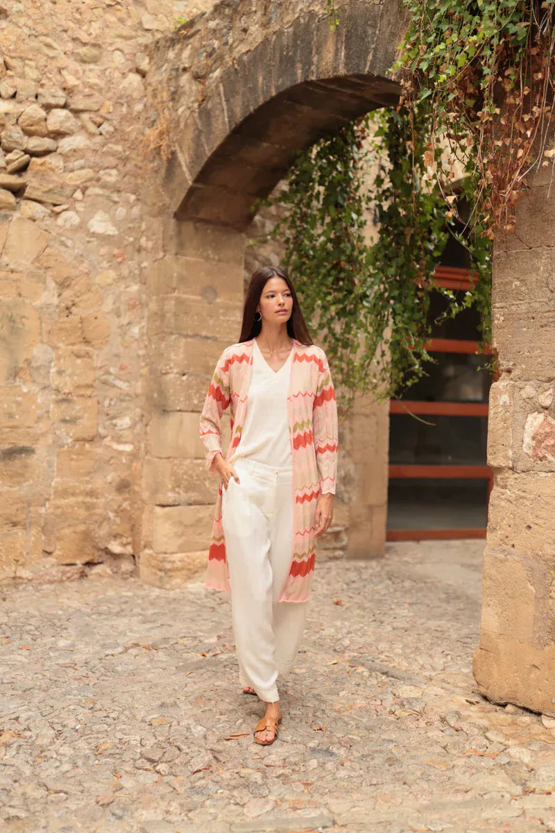 LUNA LLENA Jackets Coral Coast Cardigan