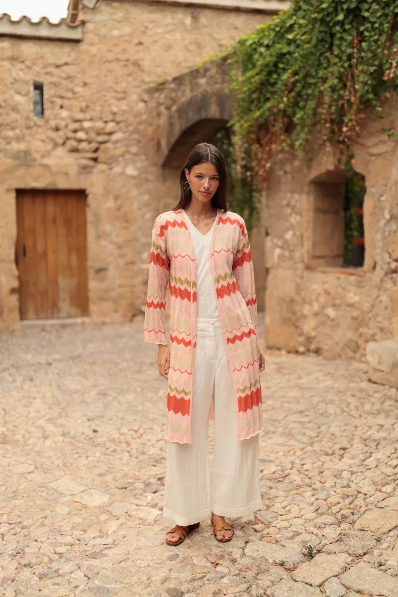 LUNA LLENA Jackets Coral Coast Cardigan