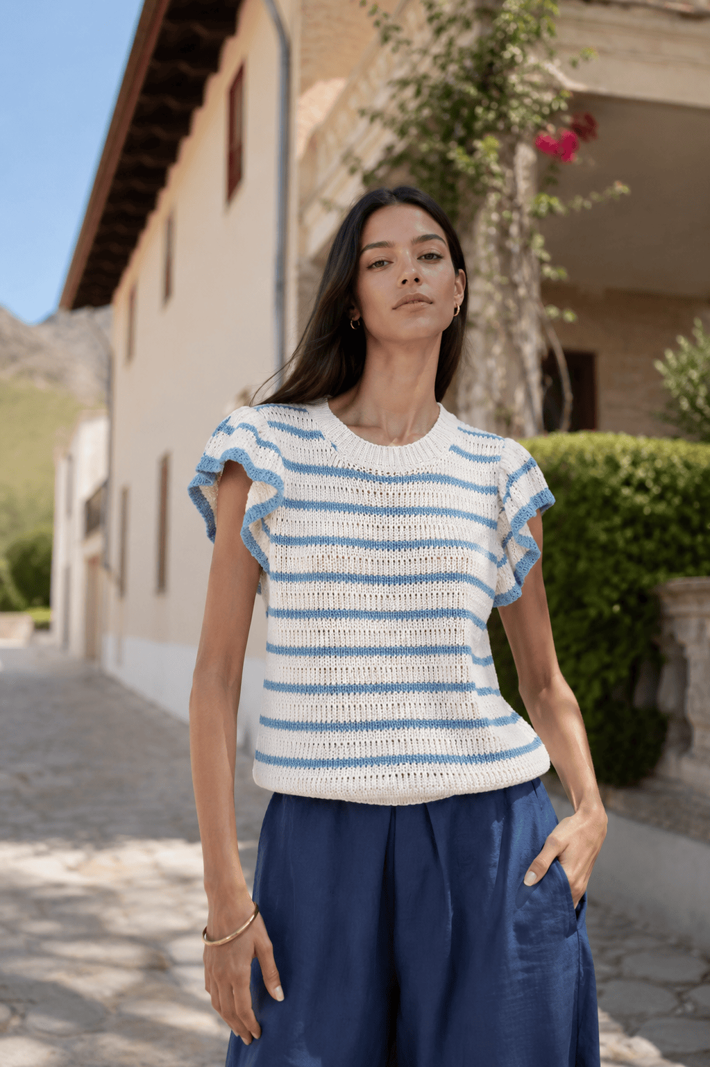 LUNA LLENA Knitwear Marina Stripe Knit