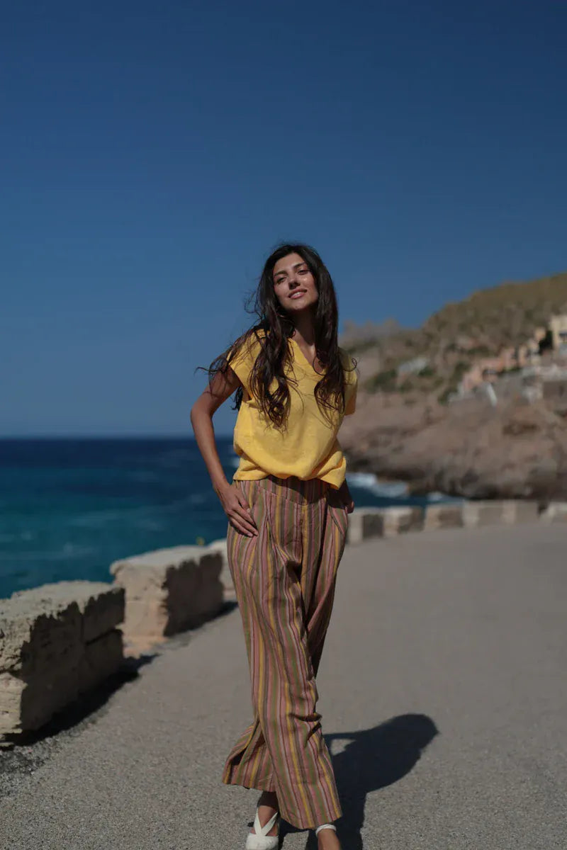 LUNA LLENA Trousers Striped Trousers