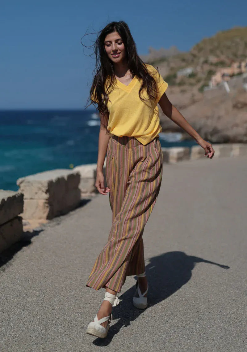 LUNA LLENA Trousers Striped Trousers