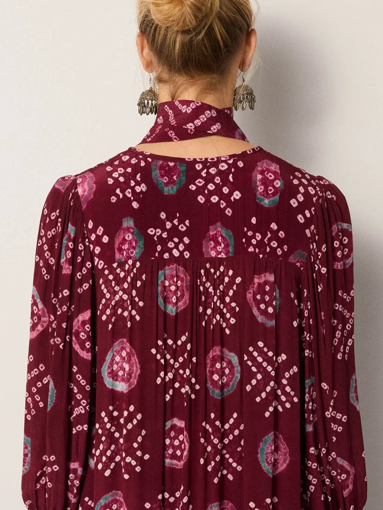 Maison Hotel Dresses Maya Dress in Wine Amethyst