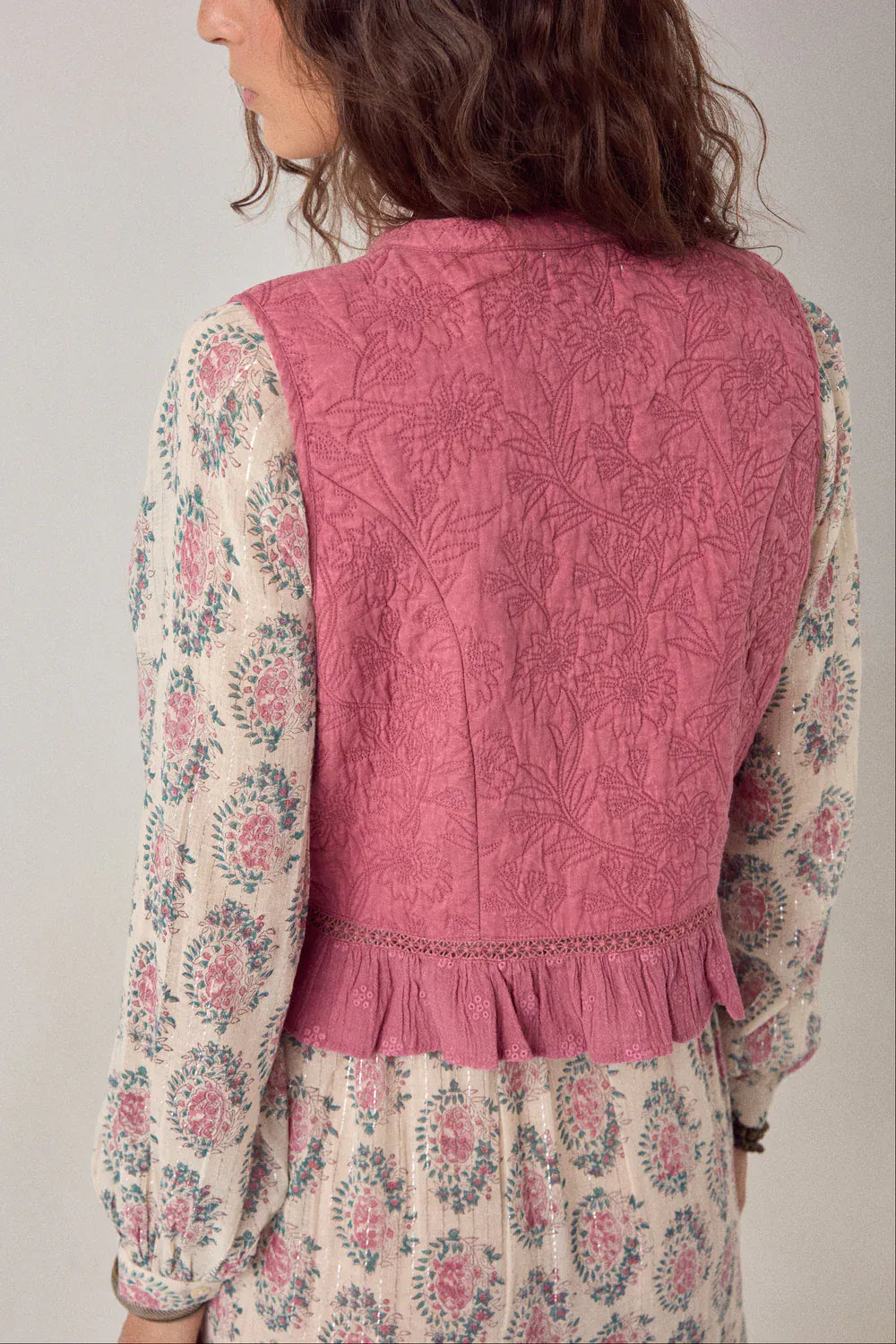 Maison Hotel JACKET Mia Vest Peonia Pink