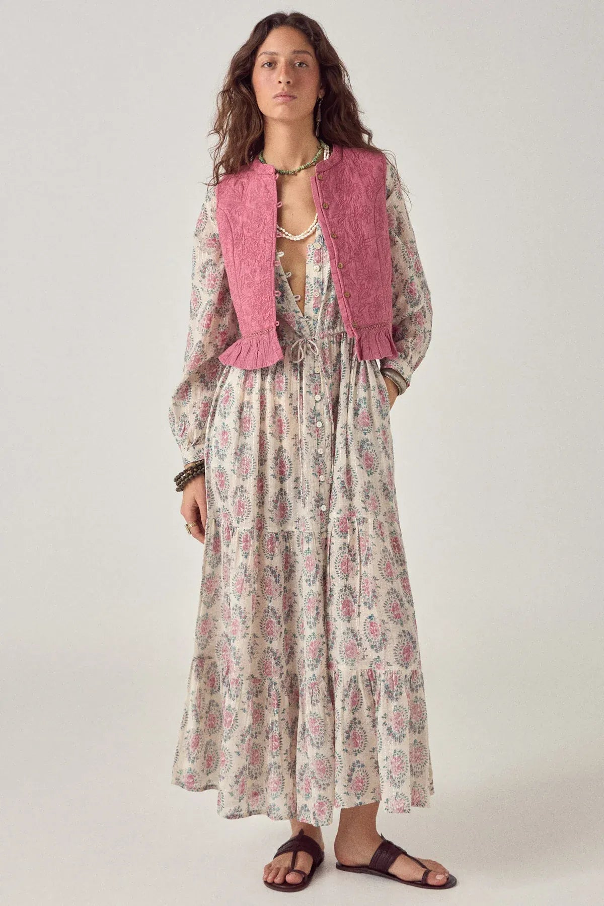 Maison Hotel JACKET Mia Vest Peonia Pink