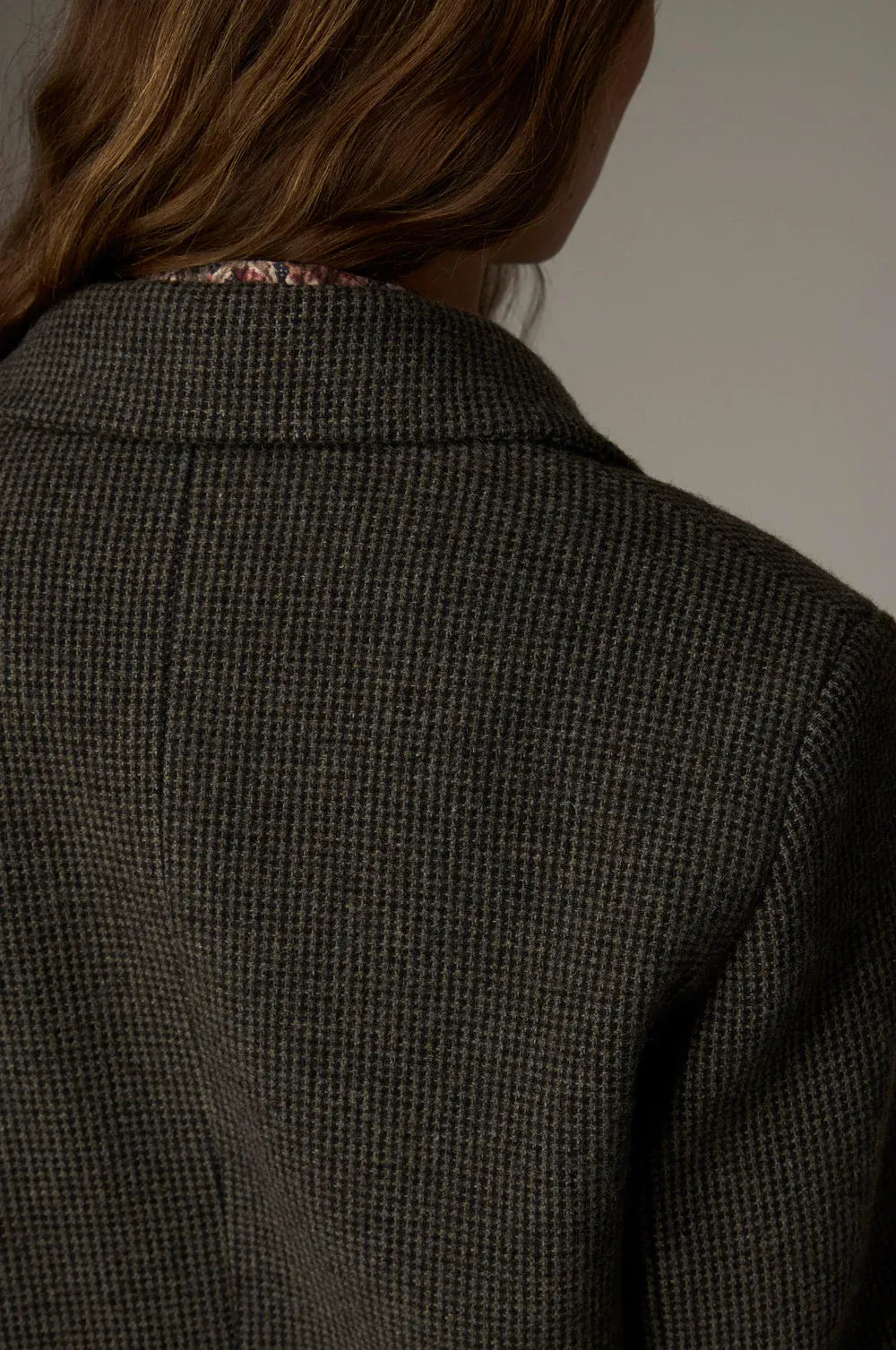 Maison Hotel Jackets City Tweed Camarón Jacket in Mossy