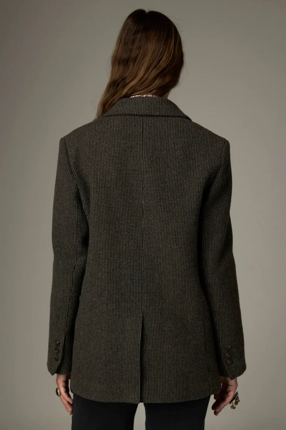 Maison Hotel Jackets City Tweed Camarón Jacket in Mossy