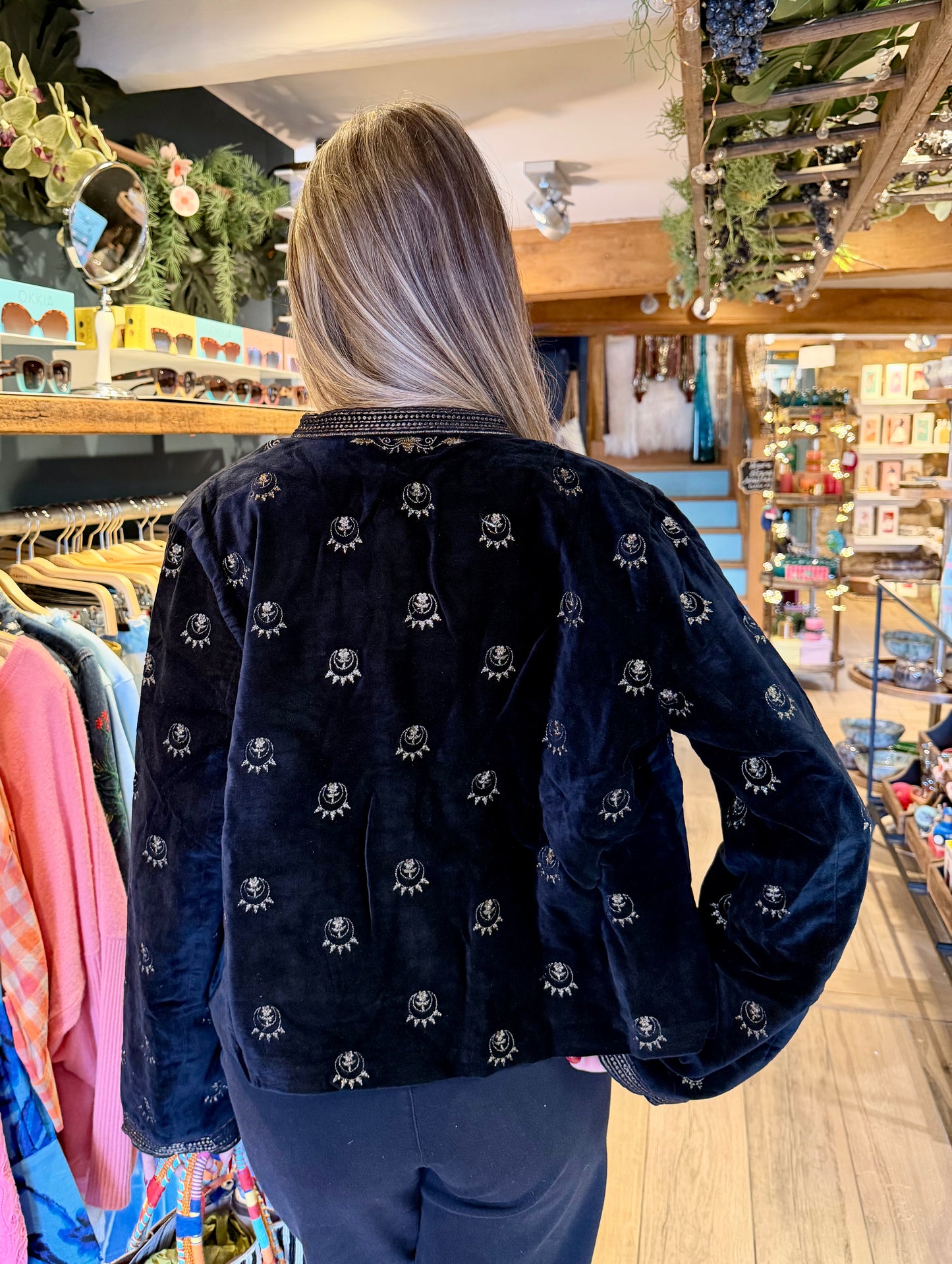 Maison Hotel Jackets Luna Nostradamus Jacket in Golden Star