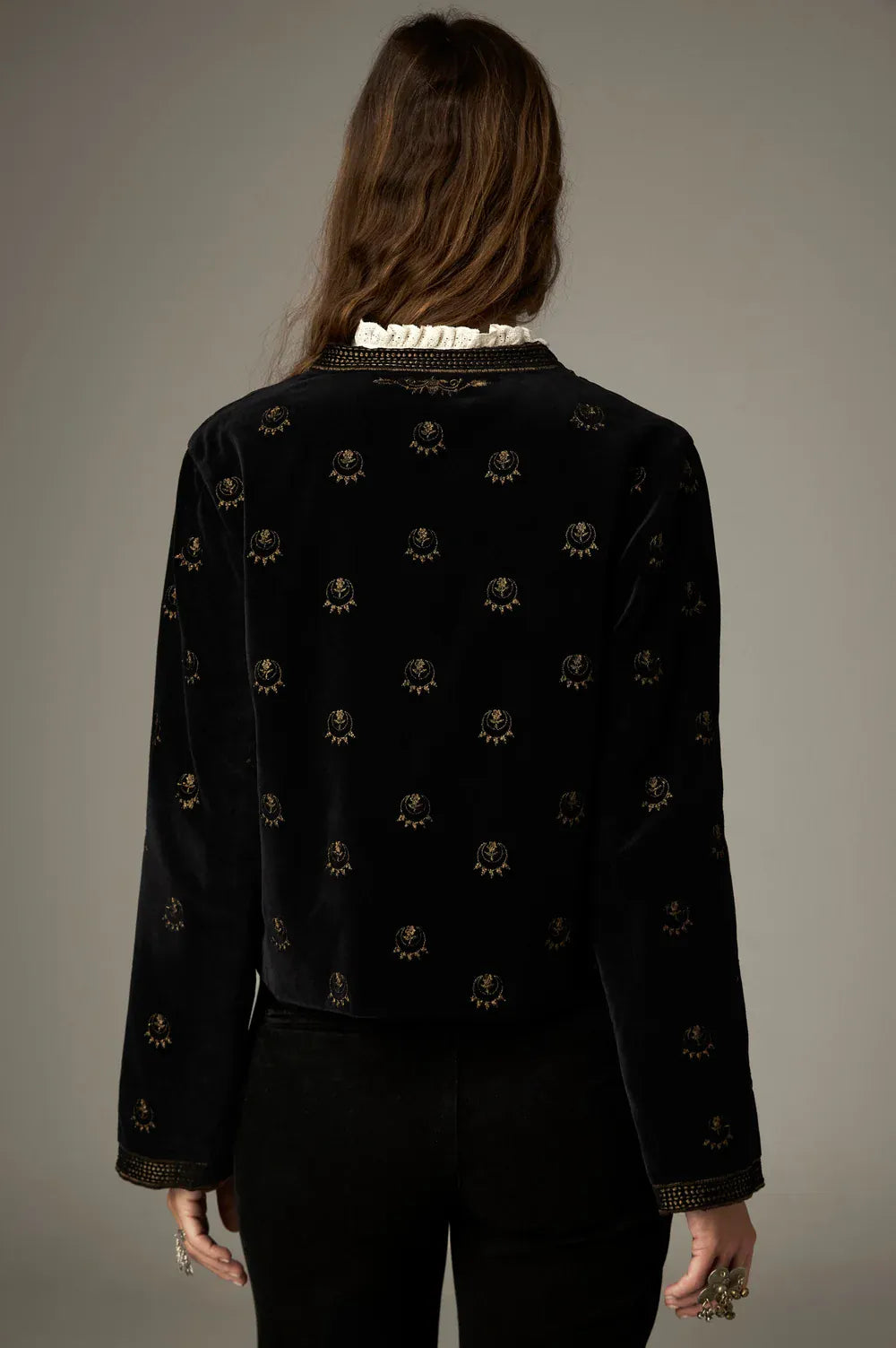 Maison Hotel Jackets Luna Nostradamus Jacket in Golden Star