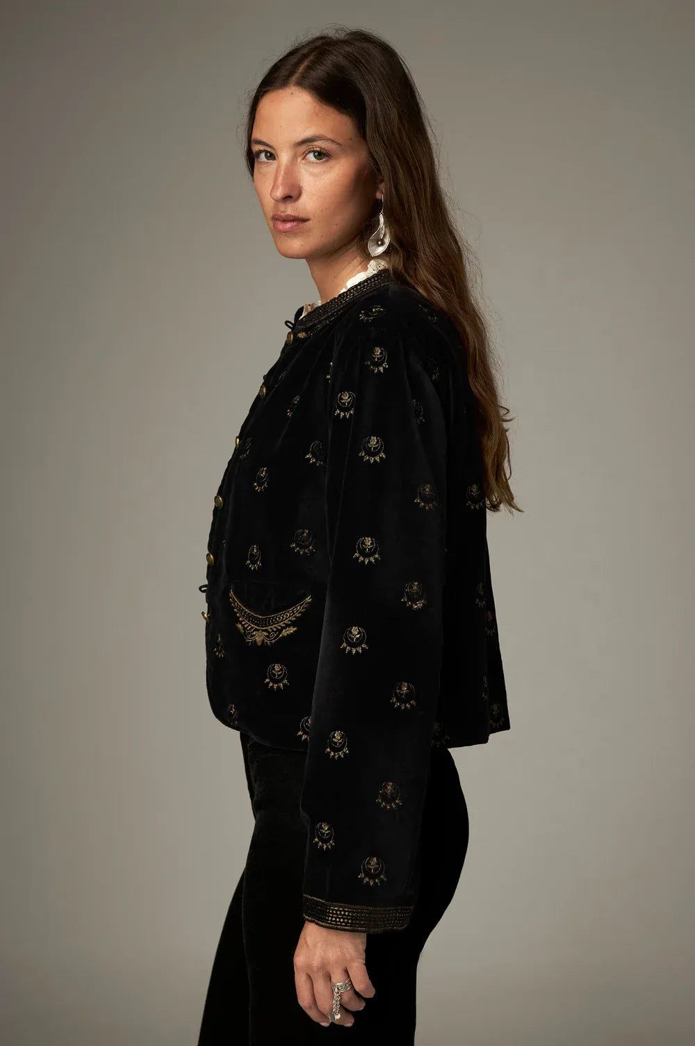 Maison Hotel Jackets Luna Nostradamus Jacket in Golden Star