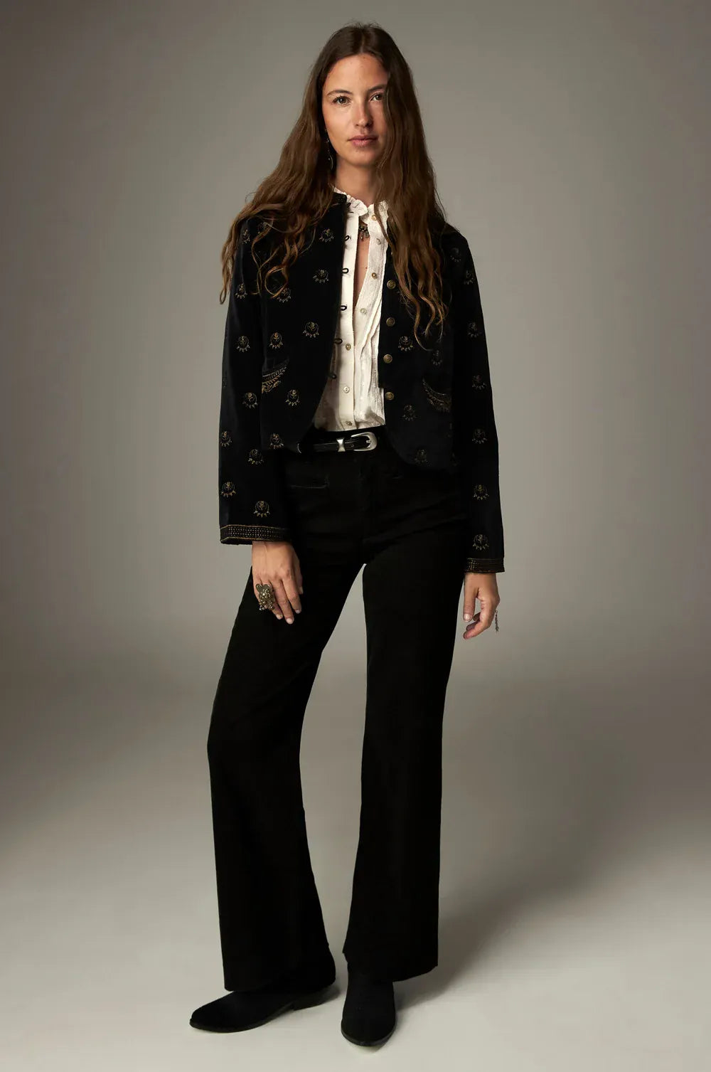 Maison Hotel Jackets Luna Nostradamus Jacket in Golden Star