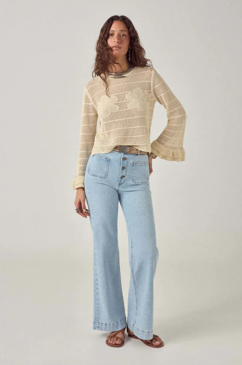 Maison Hotel Knitwear Bella Margherita Knit in Shell