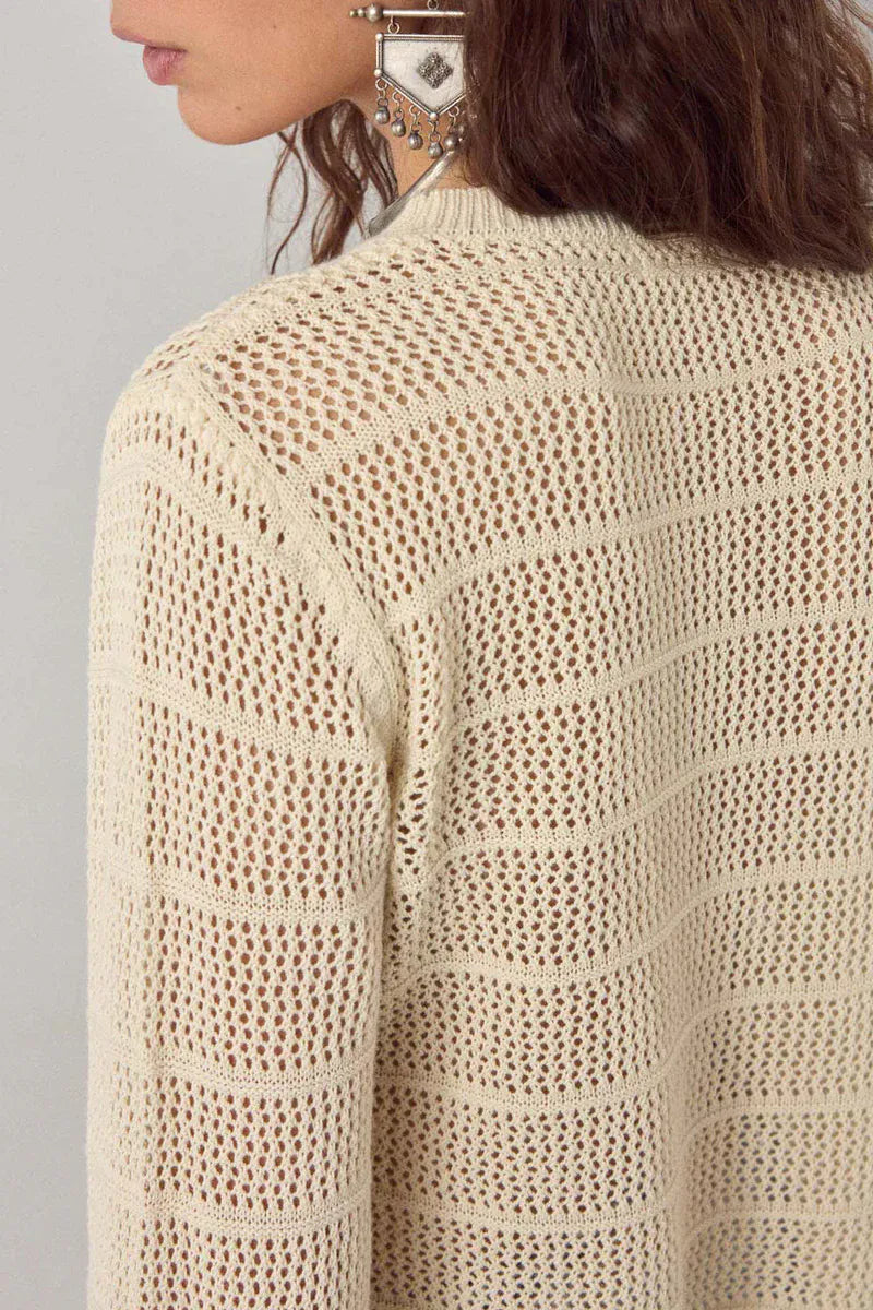 Maison Hotel Knitwear Bella Margherita Knit in Shell