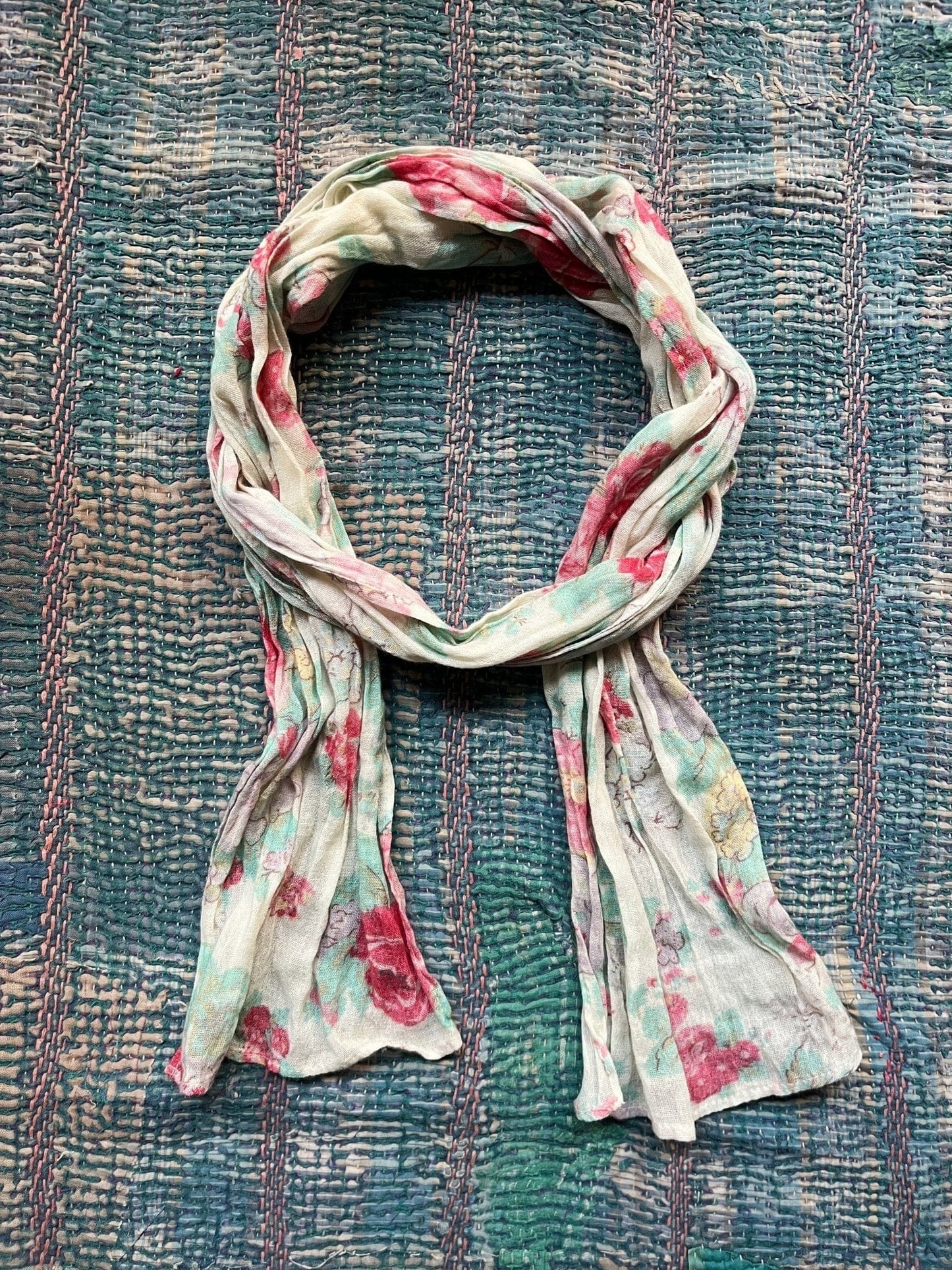 Maison Hotel Scarves Goa Scarf in Candy Roses