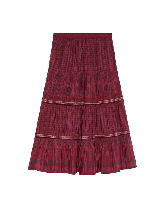 Maison Hotel Skirts Josephine Skirt in Bordeaux