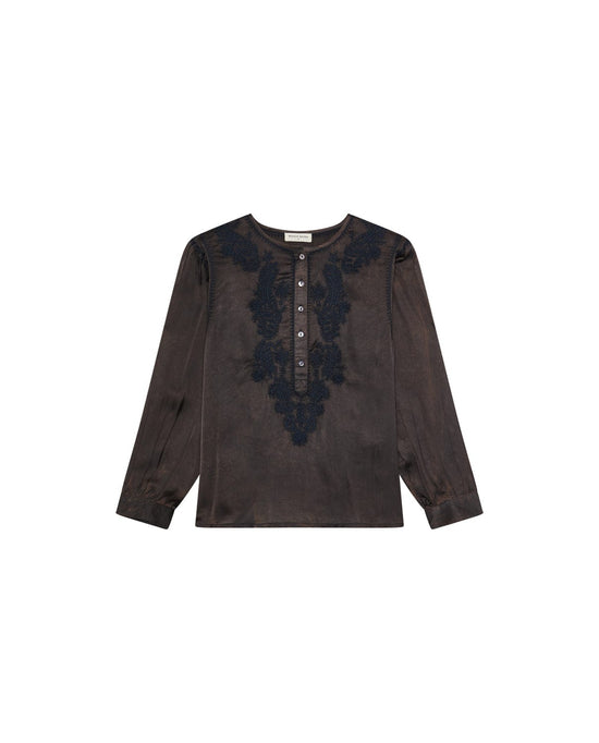 Maison Hotel Tops Clotilde Top in Mystic Green