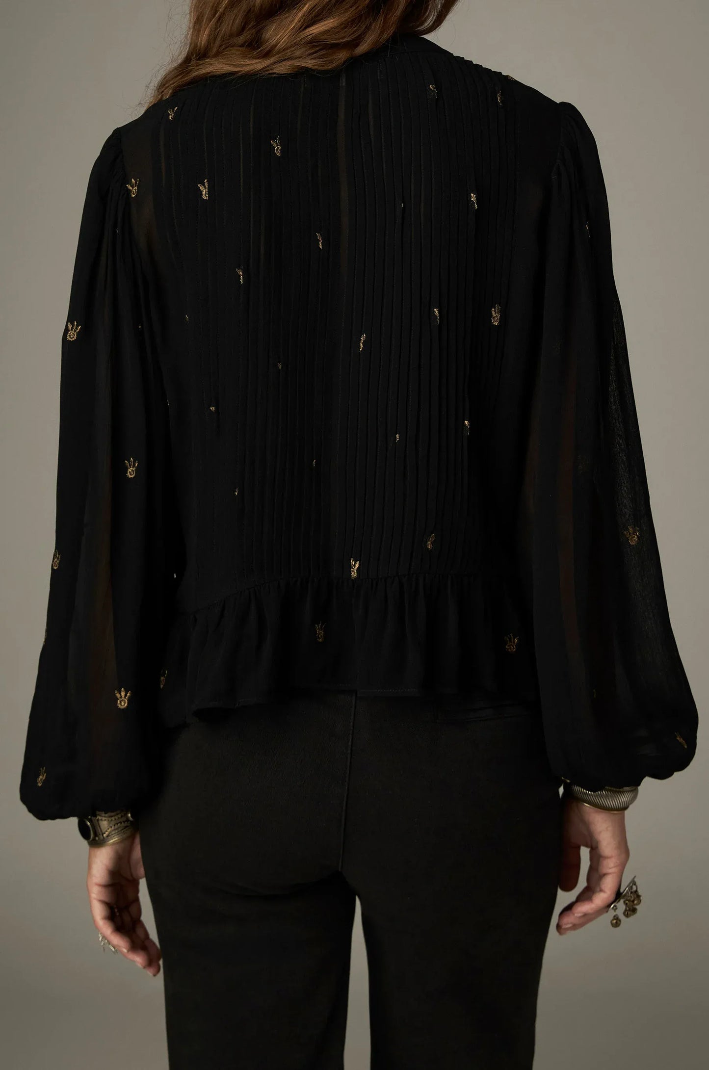 Maison Hotel Tops Soirée Catherine Top in Blackout