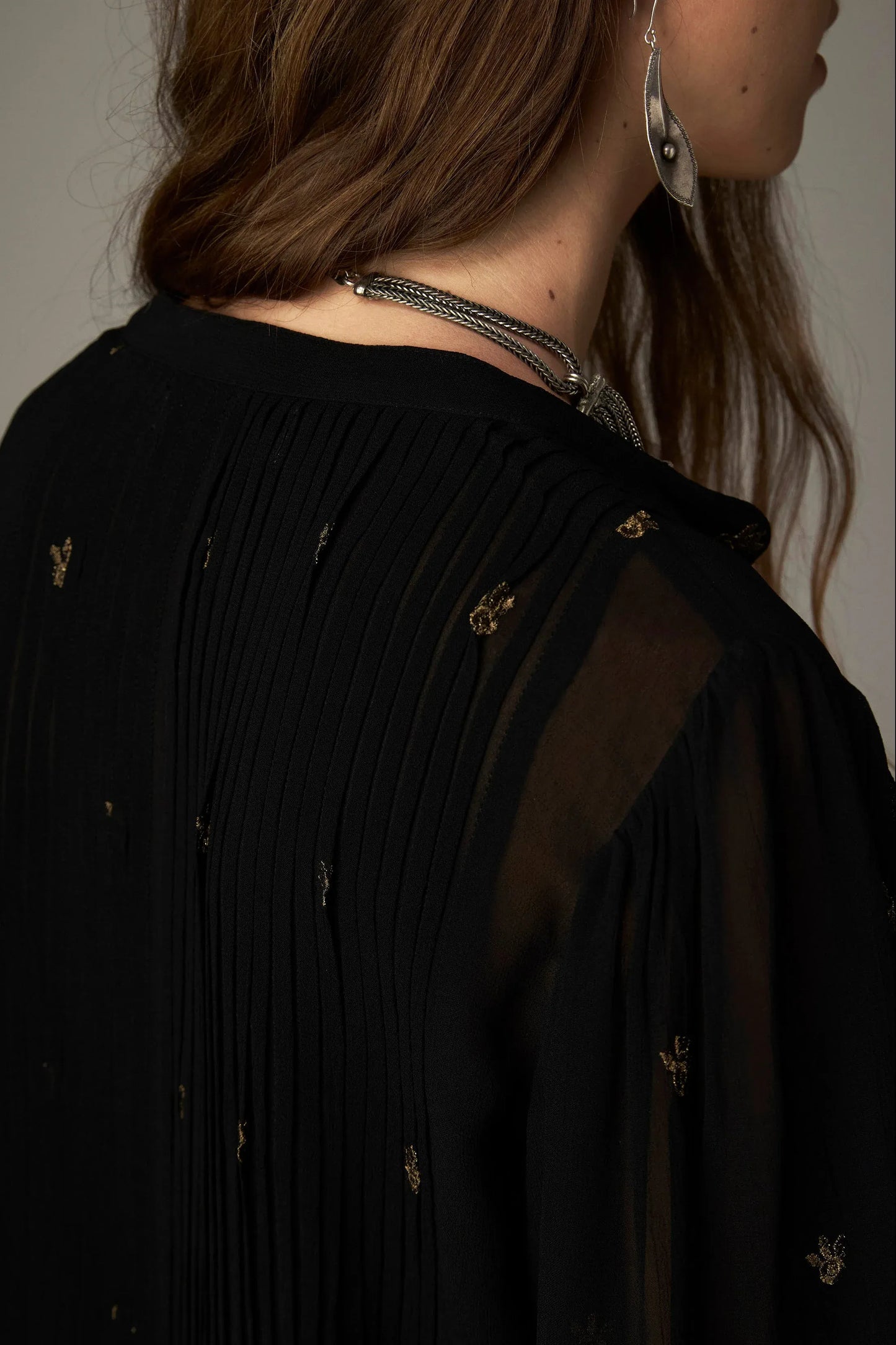 Maison Hotel Tops Soirée Catherine Top in Blackout