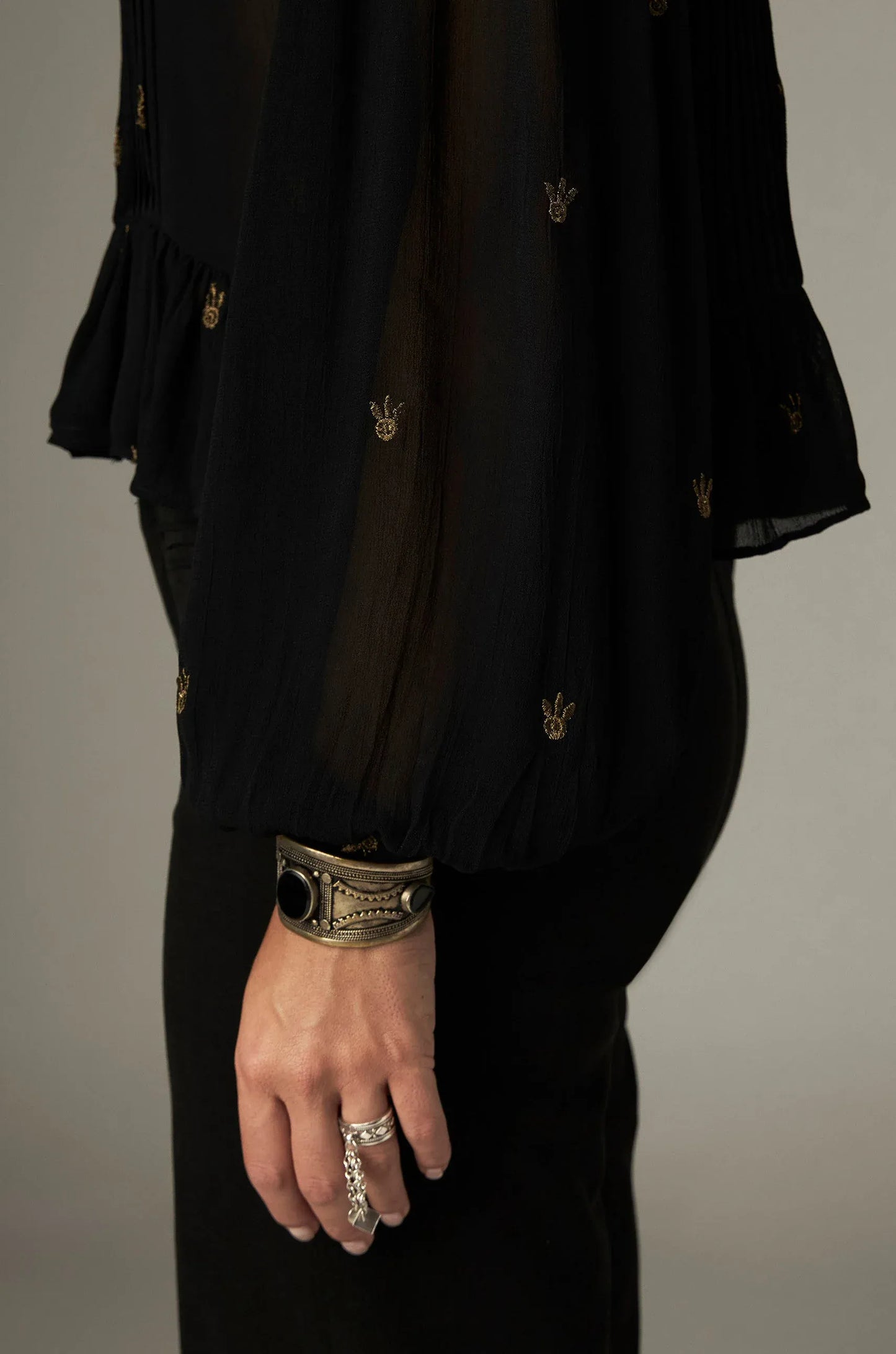 Maison Hotel Tops Soirée Catherine Top in Blackout