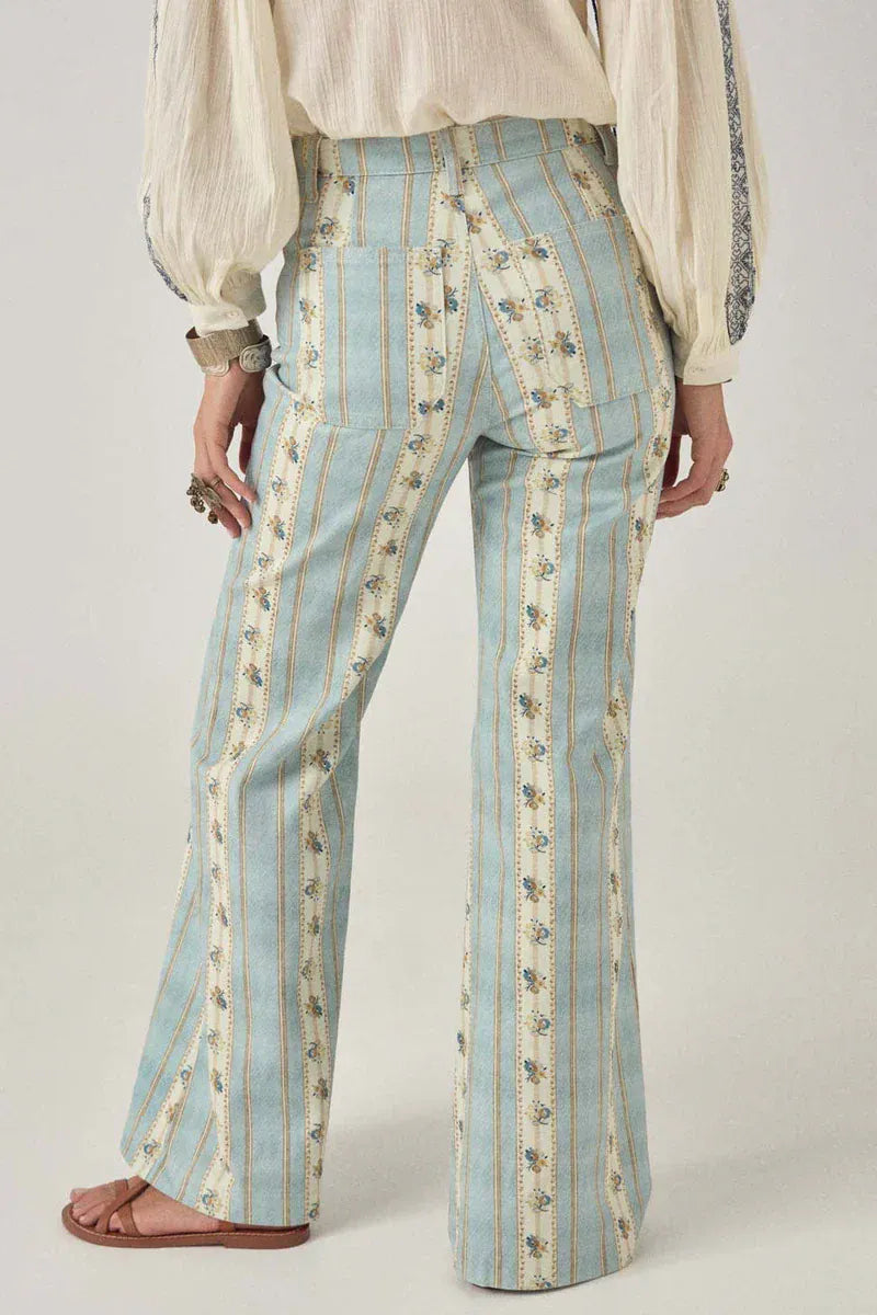 Maison Hotel Trousers Almond Blossom Trousers in Celo Infinito