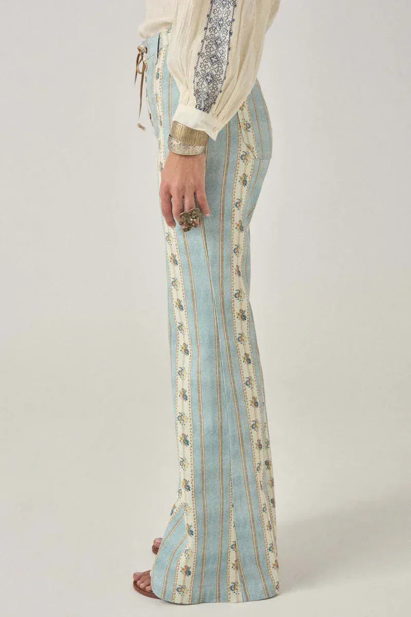 Maison Hotel Trousers Almond Blossom Trousers in Celo Infinito
