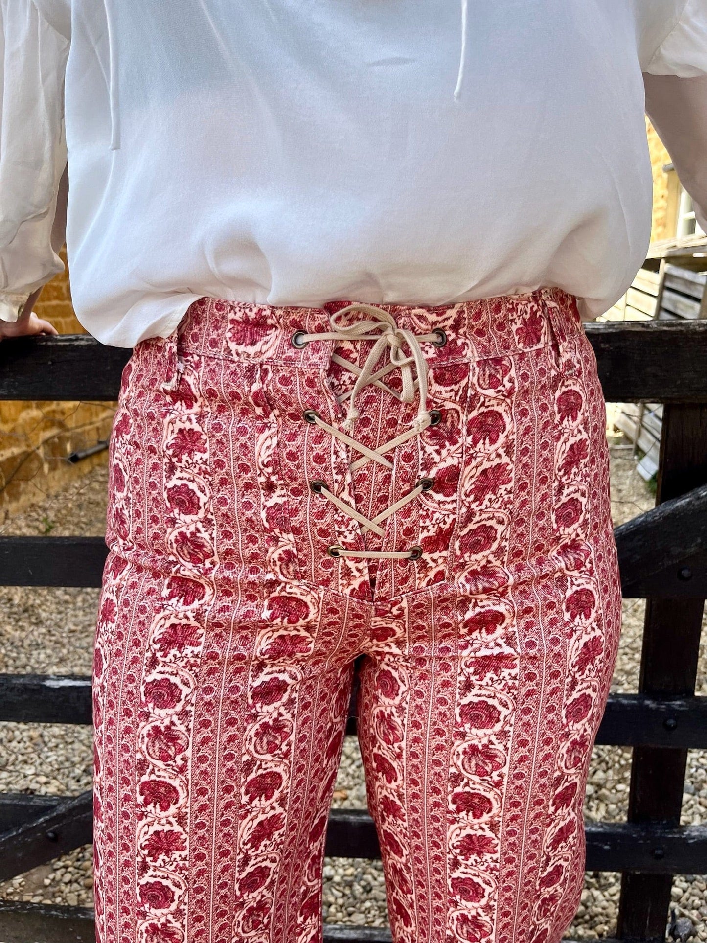 Maison Hotel Trousers Clypso Trousers in Coral