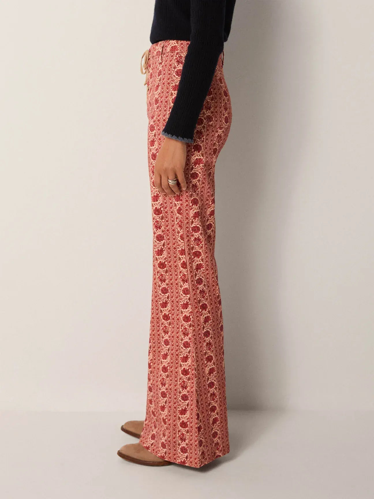 Maison Hotel Trousers Clypso Trousers in Coral