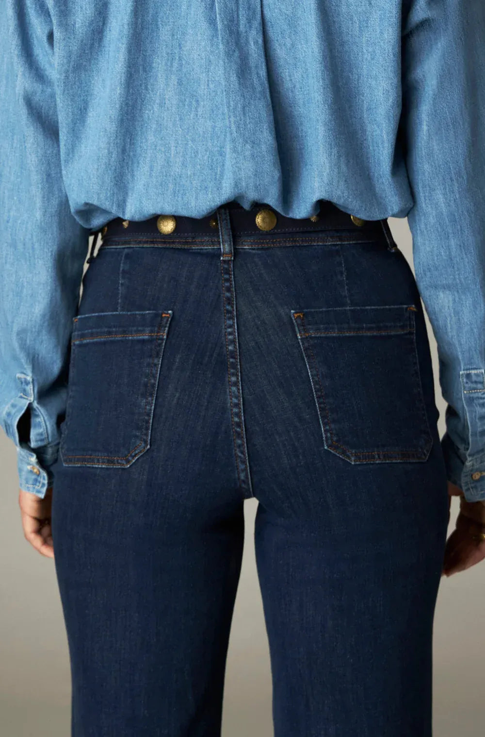 Maison Hotel Trousers Giulietta Blue Denim Jeans