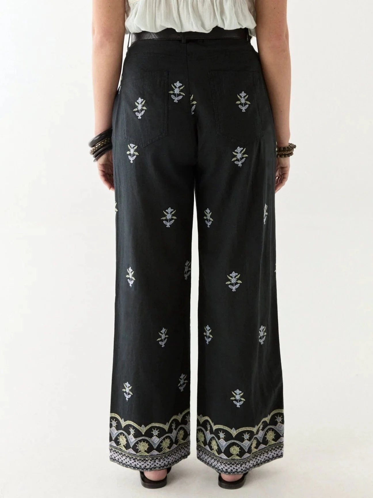 Maison Hotel Trousers Lolo Trousers in Midnight Wish