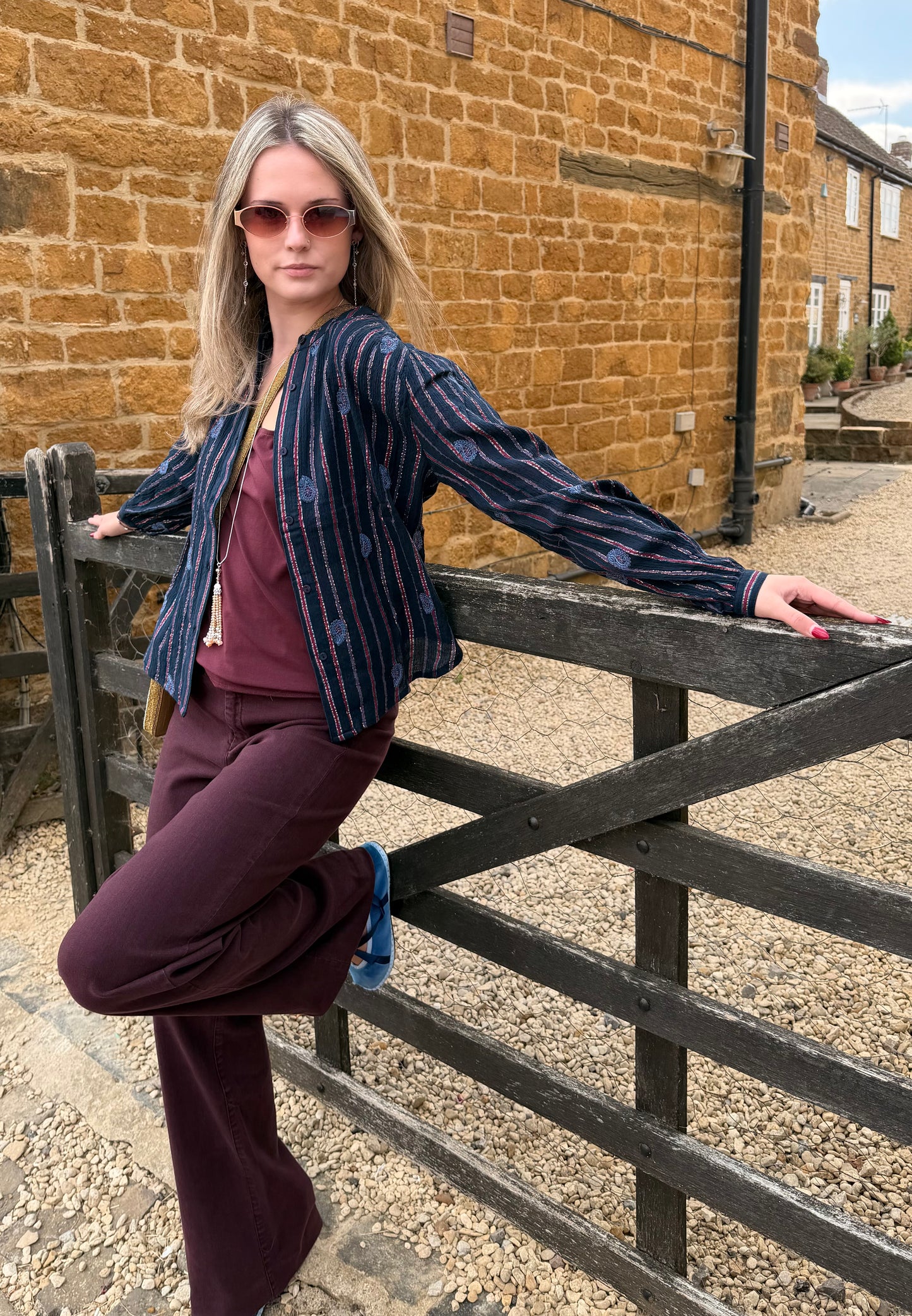 Maison Hotel Trousers Lyon Viva Trousers in Bacco