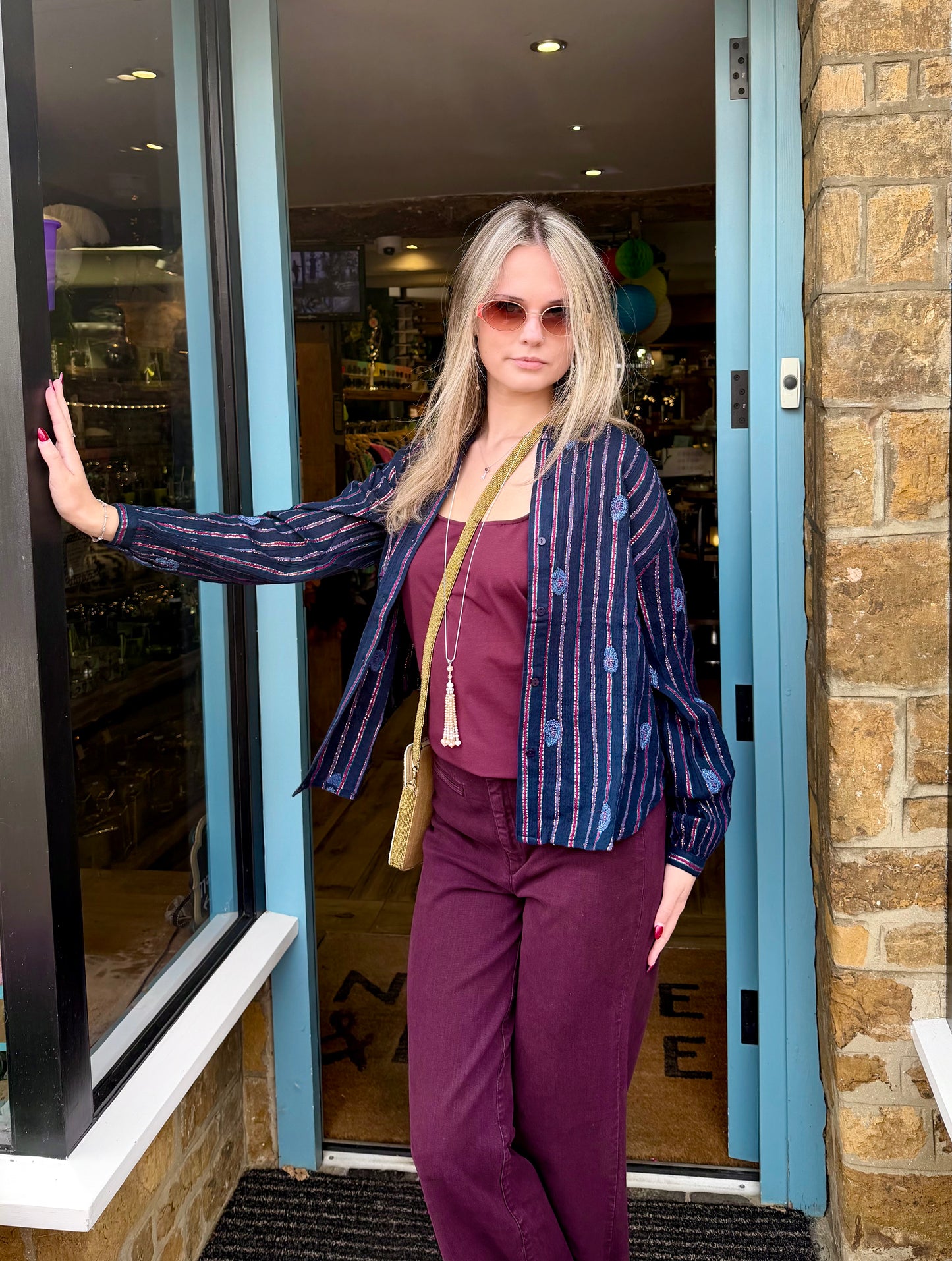 Maison Hotel Trousers Lyon Viva Trousers in Bacco