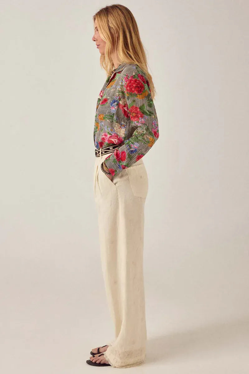 Maison Hotel Trousers Otto Trousers Linen Solstice