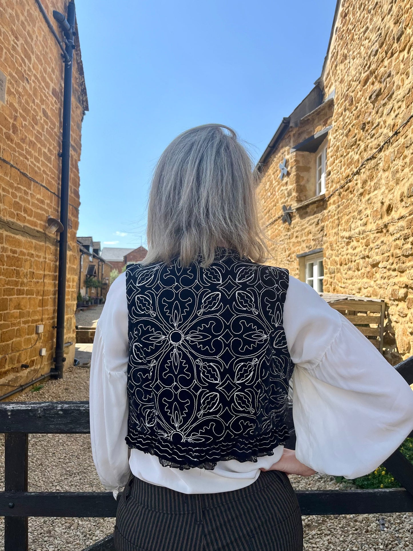 Maison Hotel Waistcoat Marceline Waistcoat in Black
