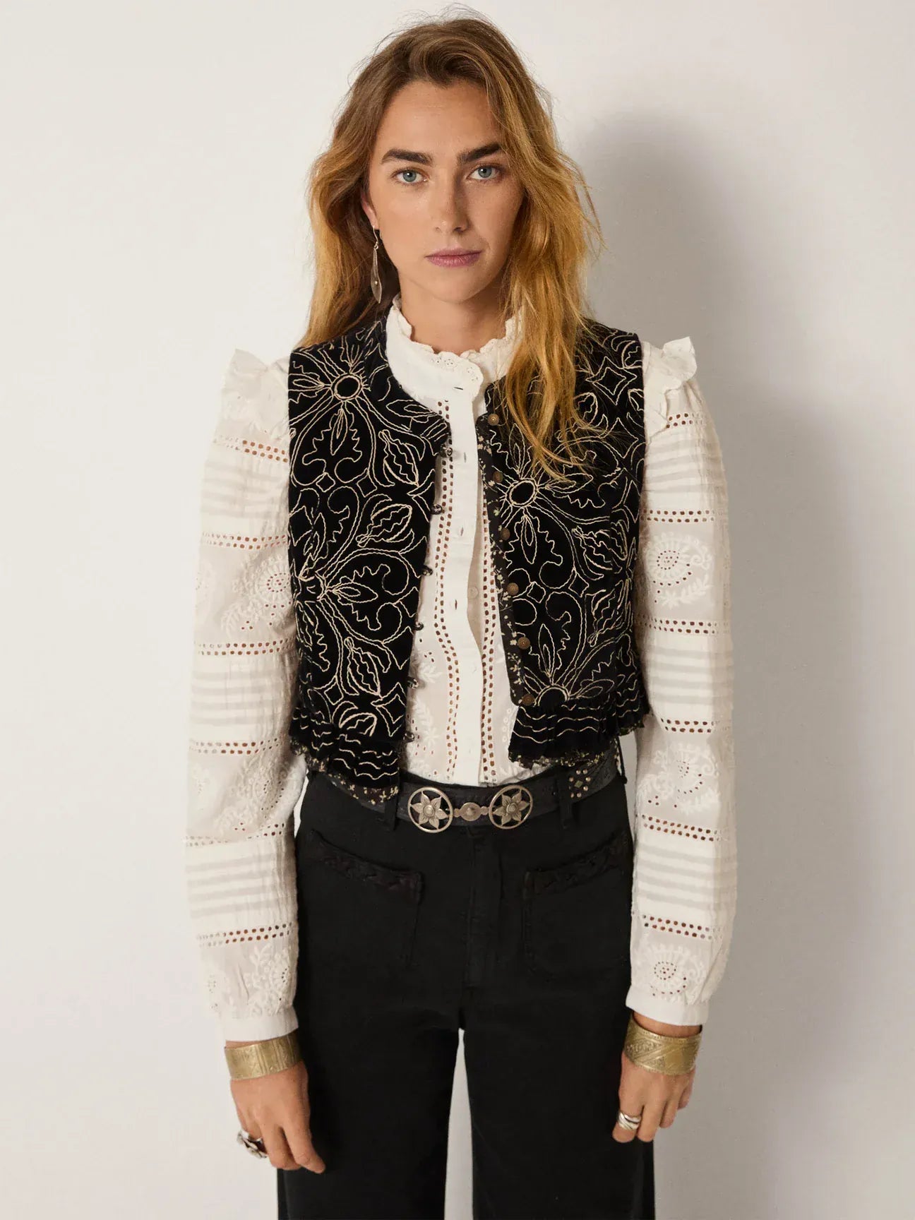 Maison Hotel Waistcoat Marceline Waistcoat in Black