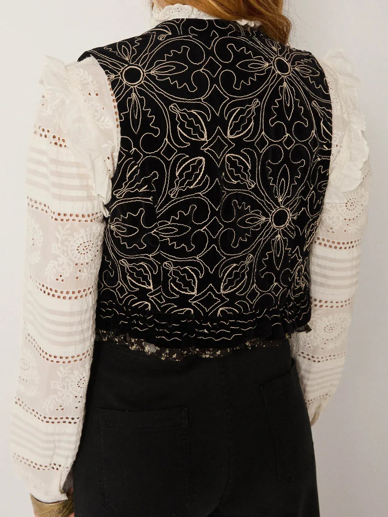 Maison Hotel Waistcoat Marceline Waistcoat in Black