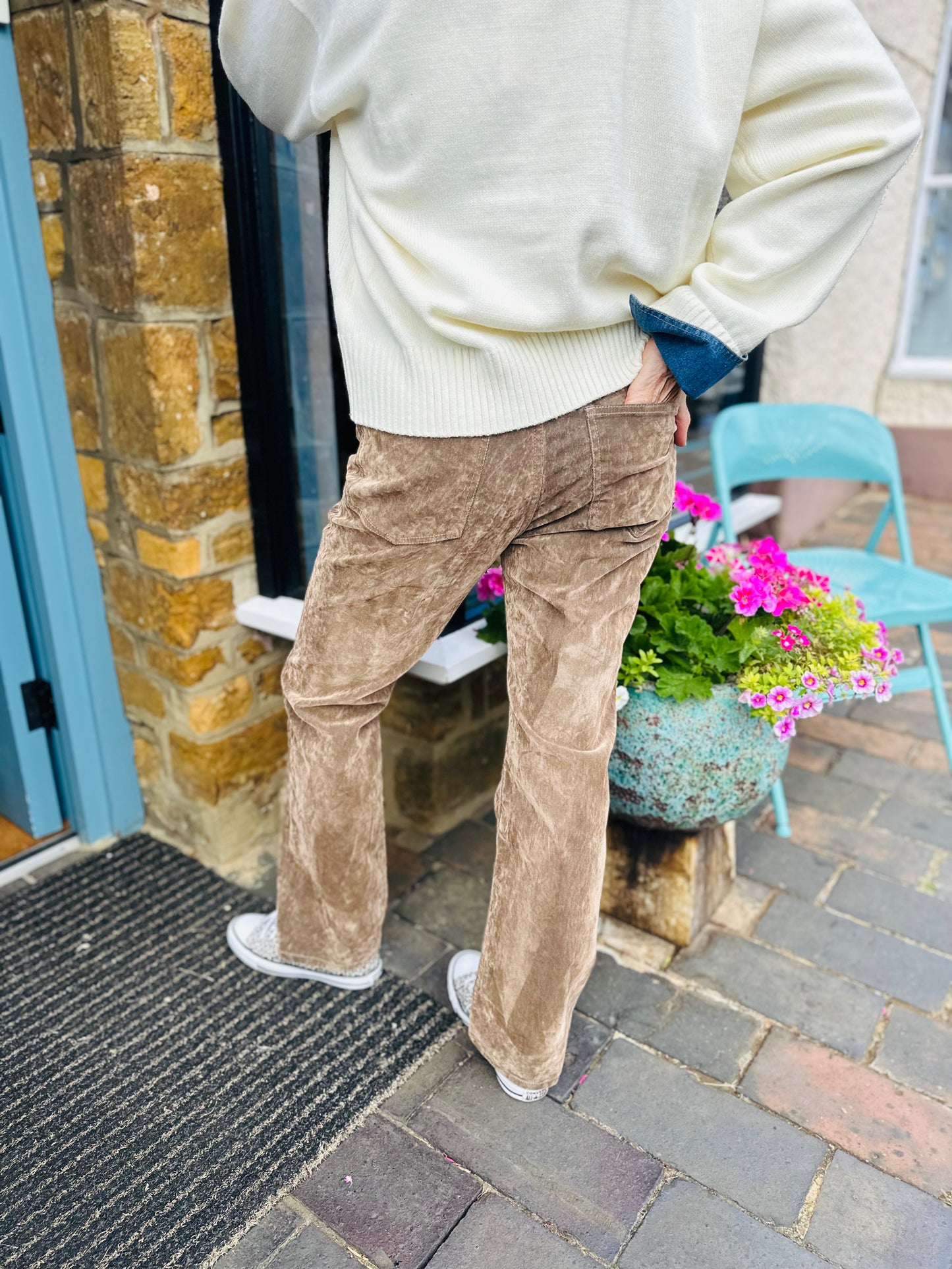Mayjune Trousers Lady Flock Trousers in Sand