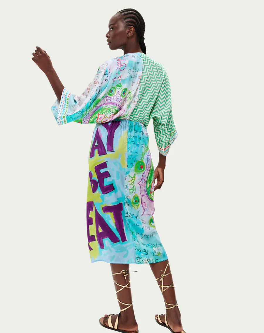 Me369 Dresses Camila Runic Whisper Dress