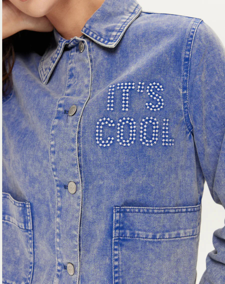 Me369 Jackets Grace Indigo Jacket