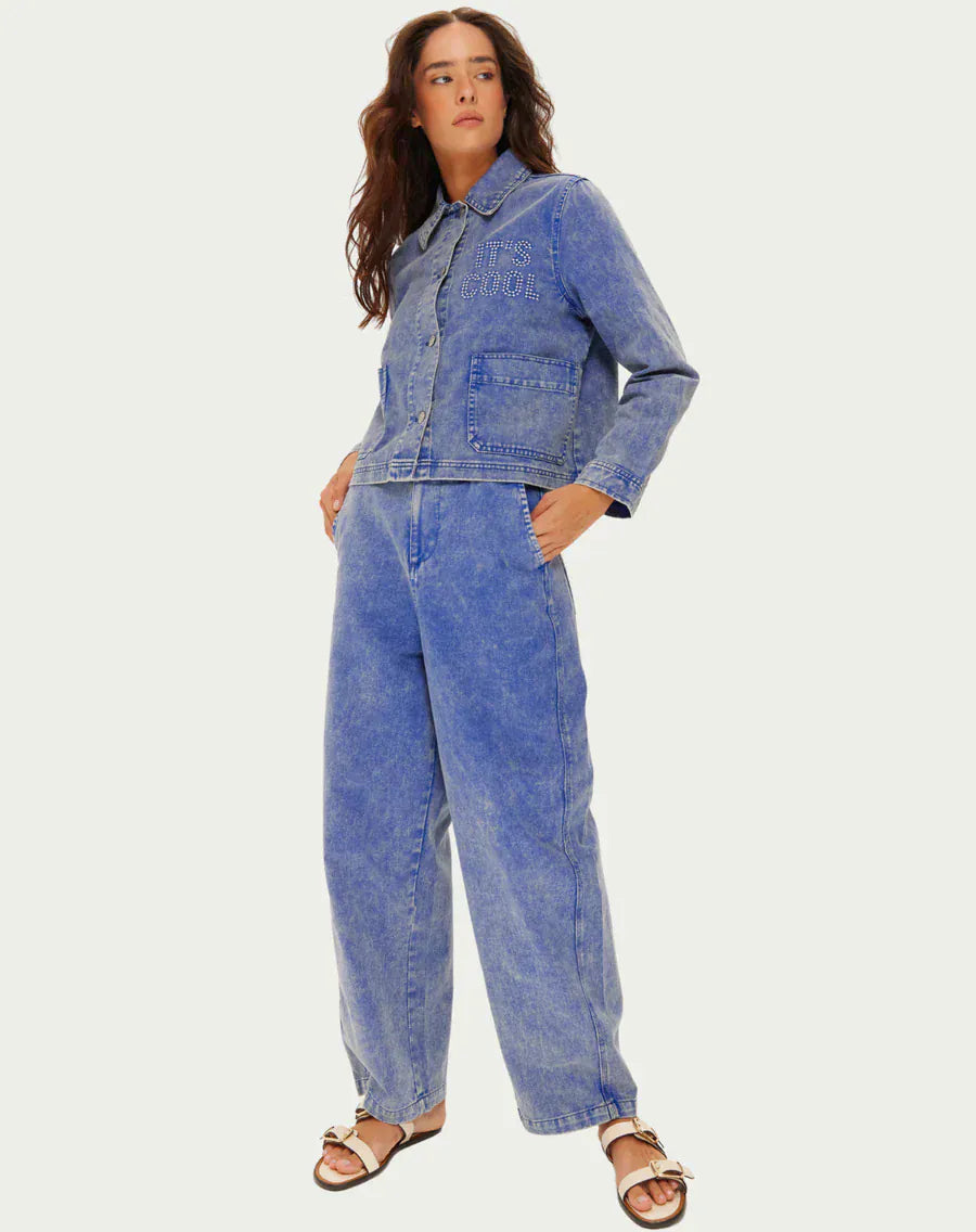 Me369 Jackets Grace Indigo Jacket