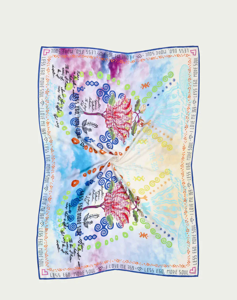 Me369 Scarf River Runic Whisper Scarf