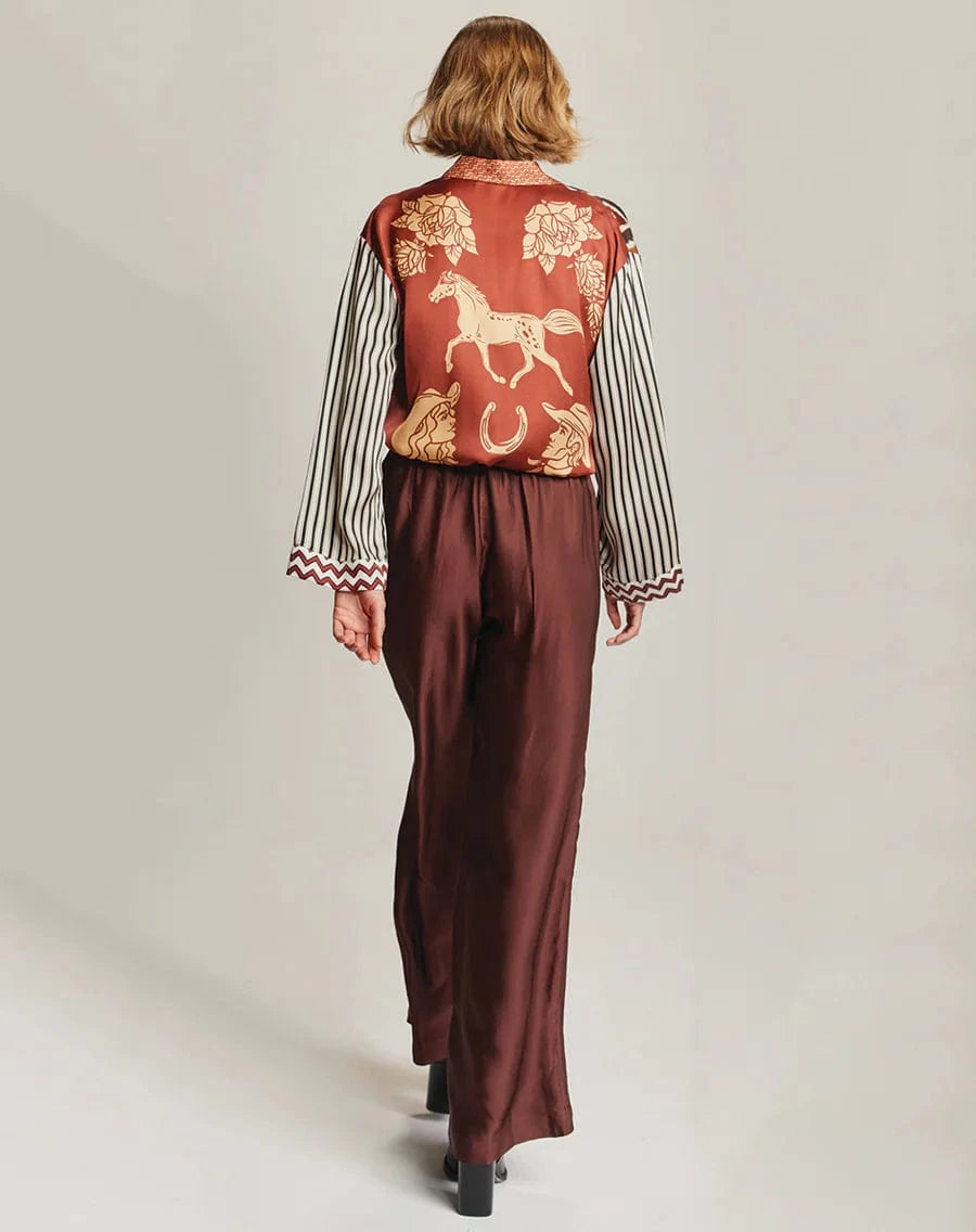 Me369 Tops Aurora Rodeo Oversized Shirt