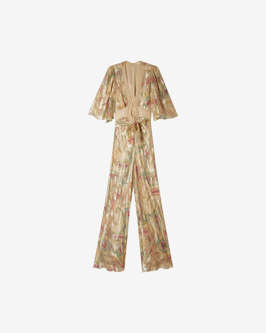 Mes Demoiselle Jumpsuits Flavie Bloom Jumpsuit in Pink