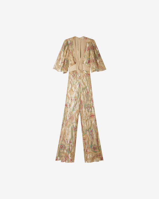 Mes Demoiselle Jumpsuits Flavie Bloom Jumpsuit in Pink