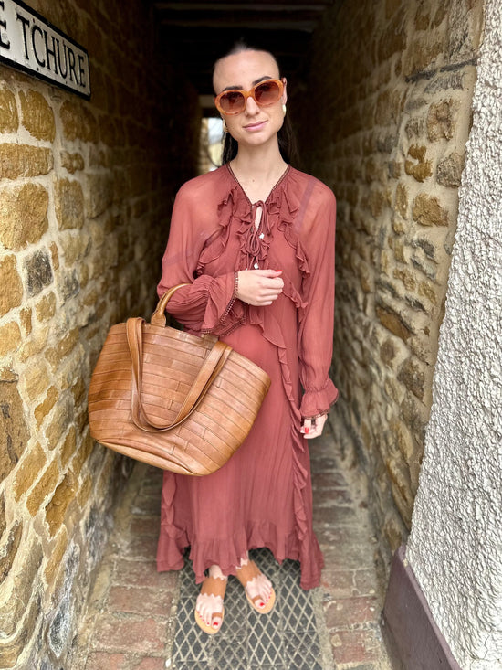 Moliin Dresses Beatrice Dress in Henna