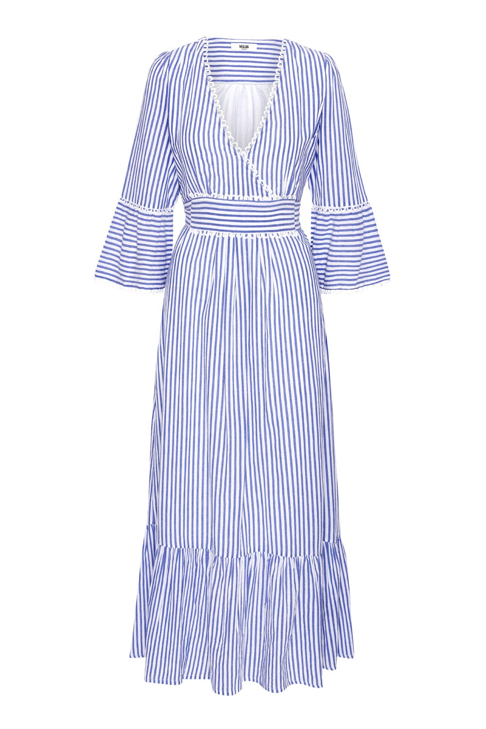 Moliin Dresses Dulce Dress in Blue Stripe